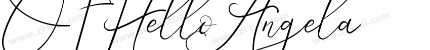 OF Hello Angela字体转换